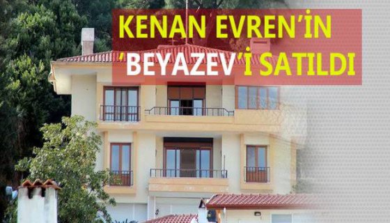 7. Cumhurbaşkanı Kenan Evren'in 17 yıl yaşadığı 'Beyazev' isimli lüks villayı satın alan Büyük Avrasya Holding Evren'in villasının yerine yapılan Armutalan Mahallesi'ndeki 6 katlı binayı, bir şirketin yönetim kurulu başkanı olan Doğan Çelik satın aldı.