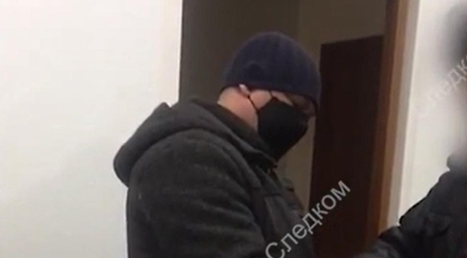 Следственный комитет показал видео с задержанным в Ставрополе Золотаревым