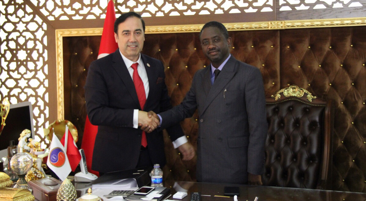 ATİK Genel Başkanı  Aziz Şahin’i Kongo Cumhuriyeti Turizm Bakanı Sayın Modero NSIMBA MATONDO ziyaret etti. 