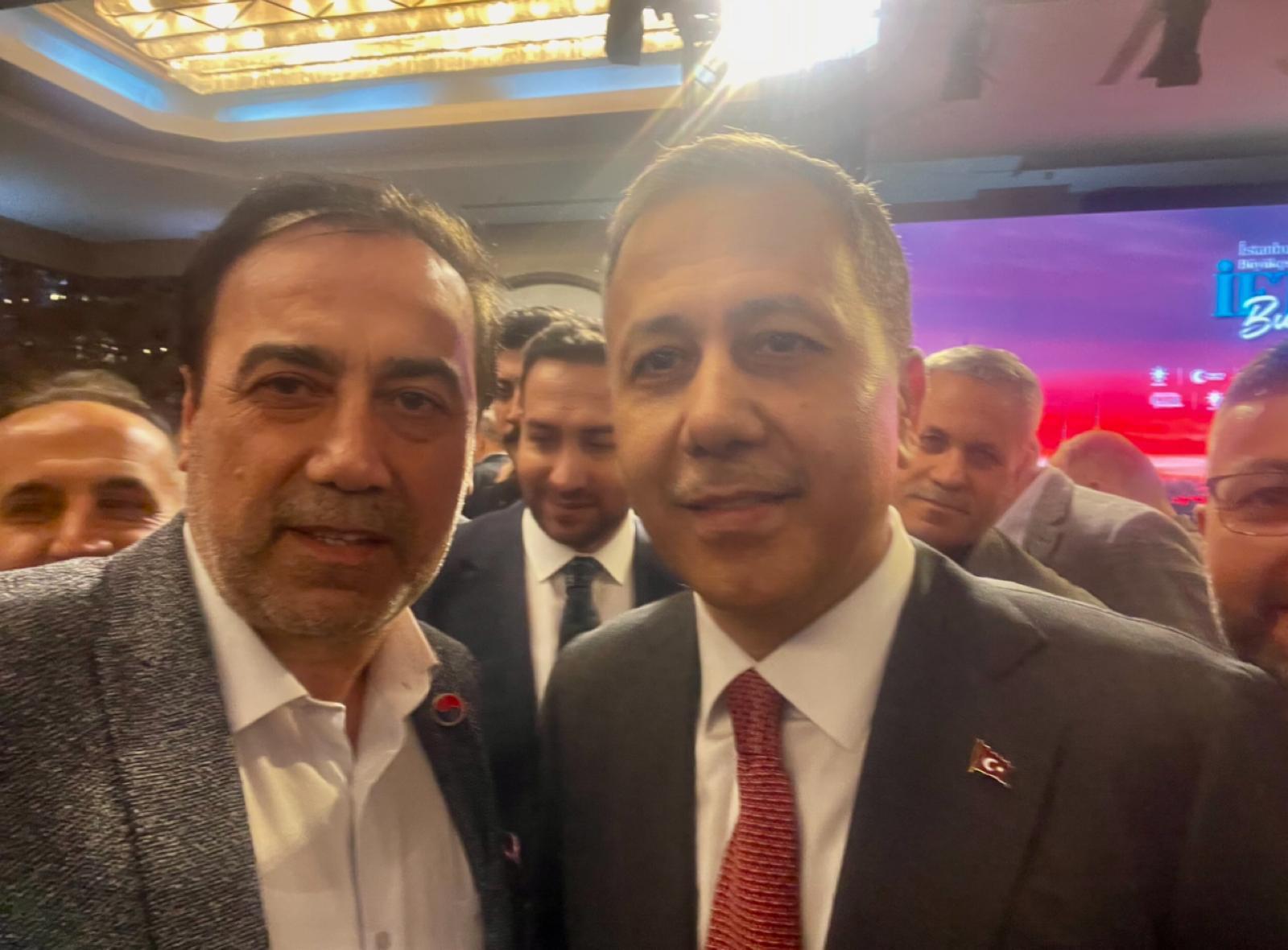 İstanbul’da Türkiye Cumhuriyeti İçişleri Bakanı Ali Yerlikaya ile ATİK Genel Başkanı Aziz Şahin görüştü