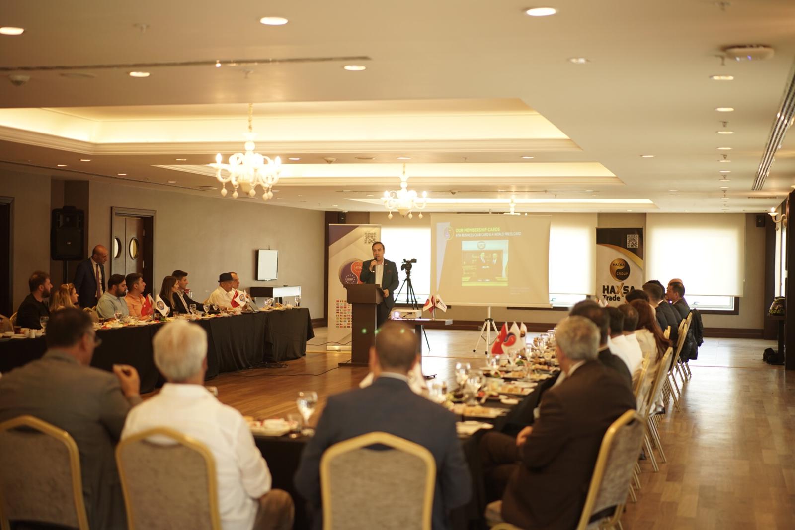 ATİK 42. B2B İkili İş Görüşmeleri İstanbul Retaj Royale Otel Konferans Salonunda İş İnsanlarının Katılımı ile Gerçekleştirildi. 