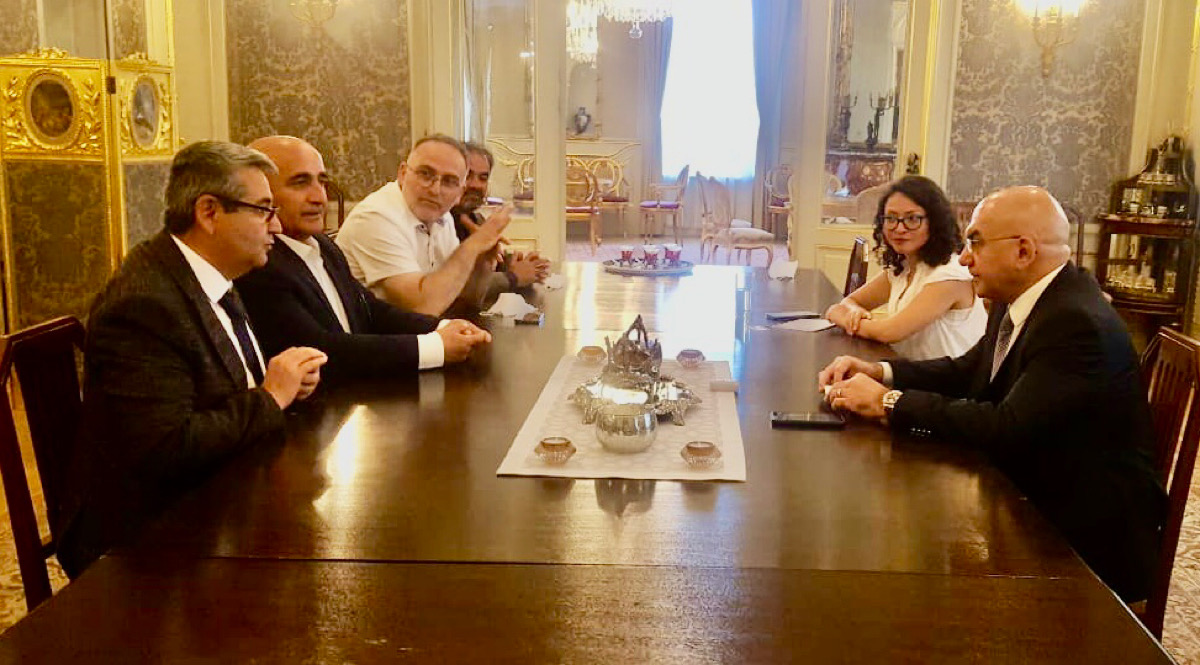 Avusturya T.C. Viyana Büyükelçisi Ozan Ceyhun’u ATİK Çorum ve ATİK Viyana Heyeti ziyarette bulundu.