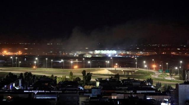 ABD askerlerinin de bulunduğu Uluslararası Erbil Havaalanı'na İHA'lı saldırı