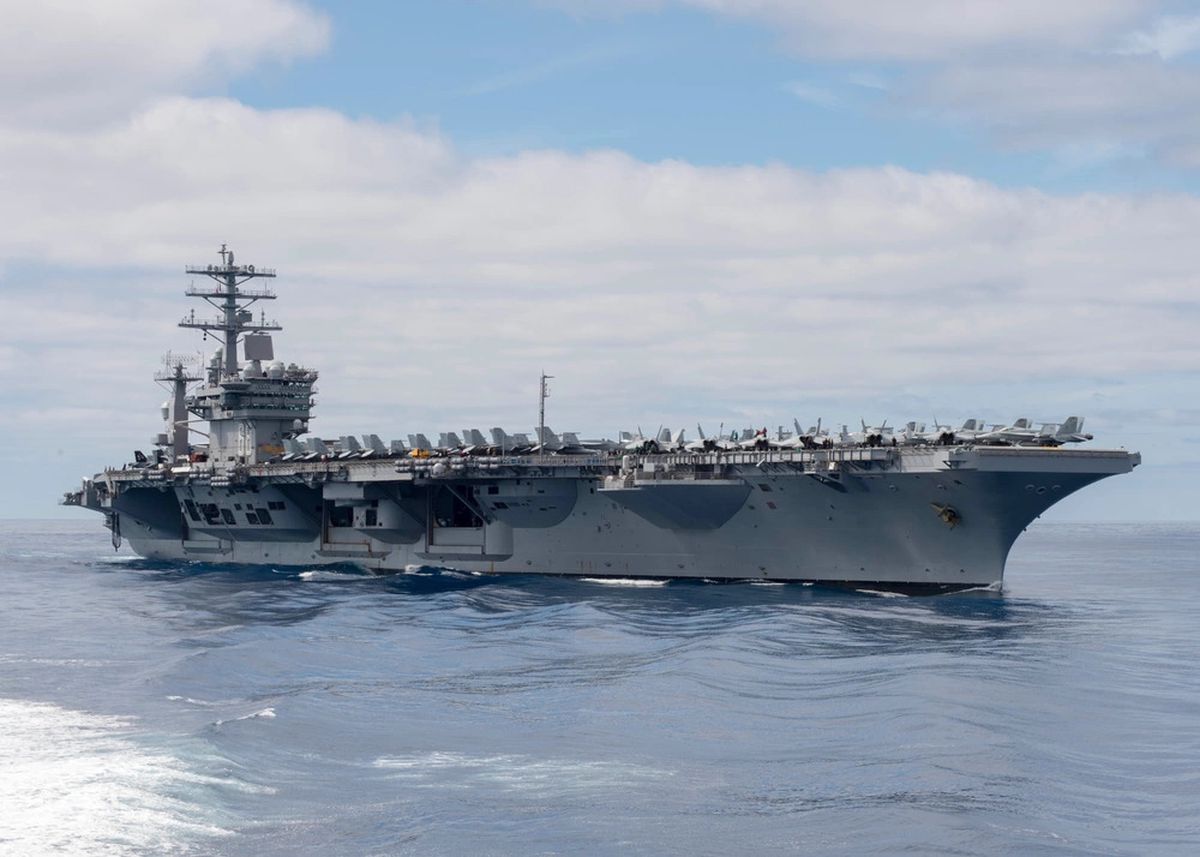 ABD, USS Nimitz'i Karayipler'e Gönderdi
