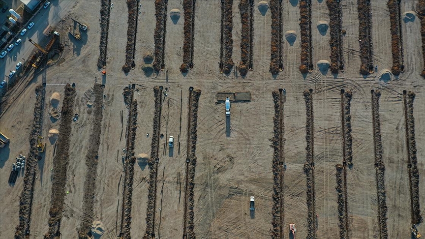 Adıyaman'da 70 bin kişilik 20 konteyner kentin inşası sürüyor