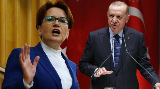Akşener'den Cumhurbaşkanı Erdoğan'a sert 