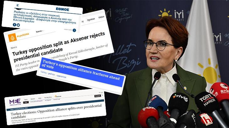 Akşener'in kararını dünya böyle gördü: Takımdan ayrıldı