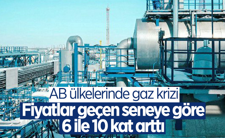 AB ülekelerinde geçen yıla göre gaz fiyatları, 6 ile 10 kat arttı