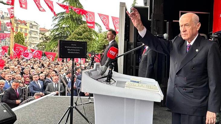 Bahçeli'den seçim açıklaması: 14 Mayıs’ı kundaklamak için karanlık eller devrede
