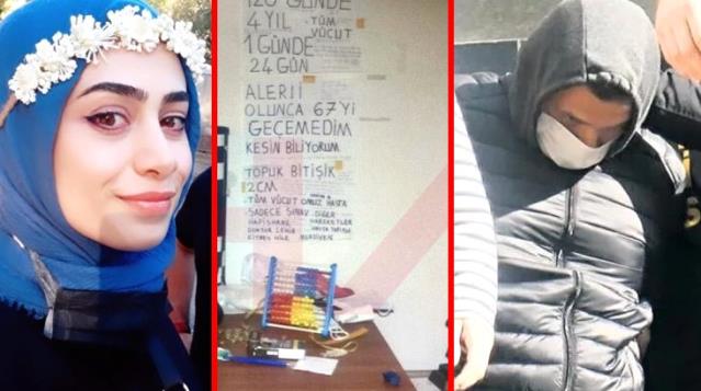 Başak Cengiz'i samuray kılıcıyla katleden şahsın evinin içi ürküttü!