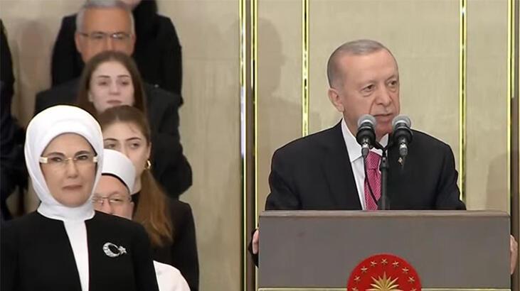 Beştepe'de tarihi gün!  Cumhurbaşkanı Erdoğan'dan Türkiye Yüzyılı mesajı