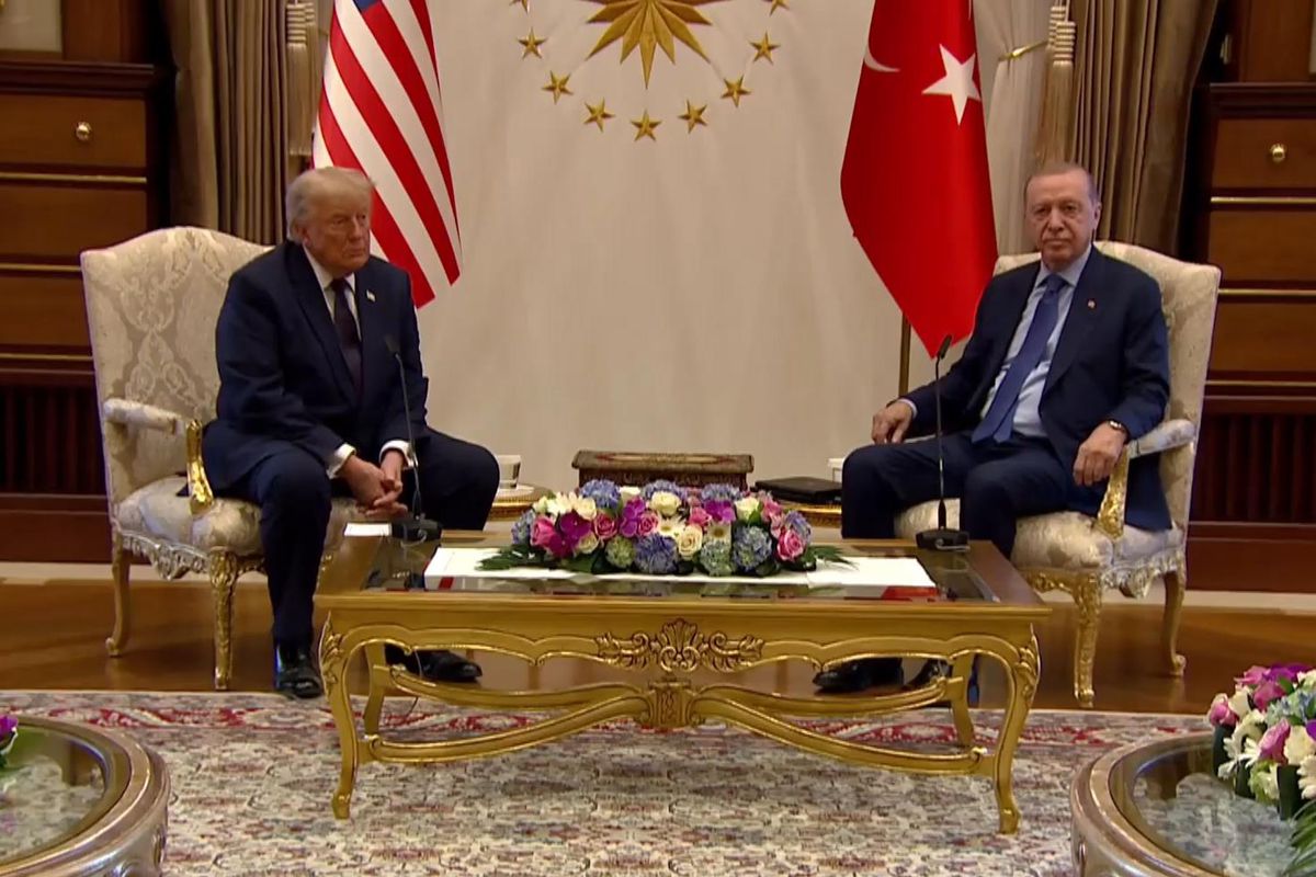 Beştepe'deki görüşme başladı! Cumhurbaşkanı Erdoğan ve Trump'tan ilk sözler