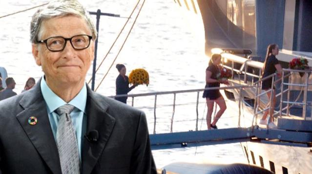 Bill Gates Türkiye'den ayrılırken, yat personeline 3 araç dolusu hediye gönderdi