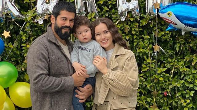 Burak Özçivit ve Fahriye Evcen, 2 yaşına giren oğullarının doğum gününü kutladı