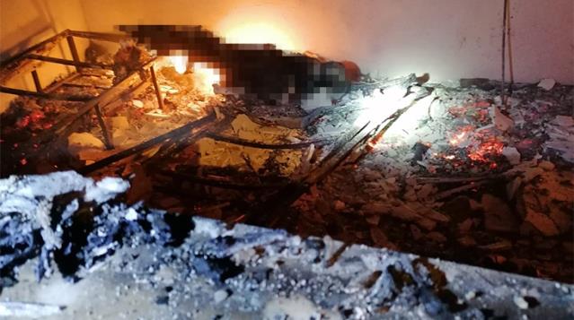 Çekyatta uyuyakalan çiftçi, evinde çıkan yangın nedeniyle feci şekilde can verdi