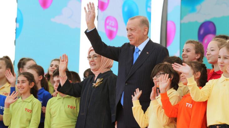 Cumhurbaşkanı Erdoğan: Çocuklar korkunun pençesinde değil, huzurla uyumalıdır