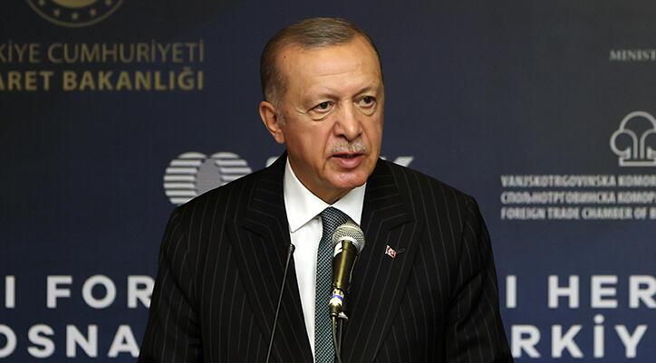 Cumhurbaşkanı Erdoğan'dan Bosna Hersek'e yatırım çağrısı: Hedef, 1 milyar dolar ticaret hacmini aşmak