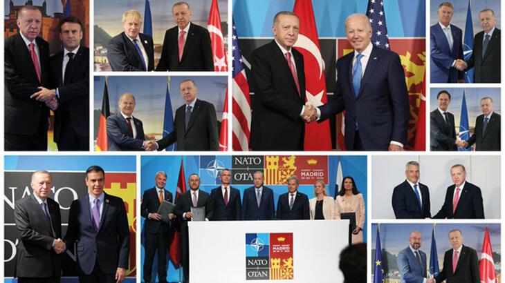Cumhurbaşkanı Erdoğan'dan NATO zirvesi sonrası paylaşım