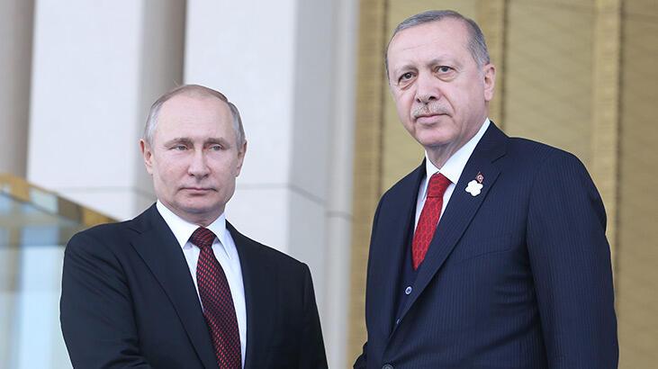 Cumhurbaşkanı Erdoğan ile Putin görüştü!