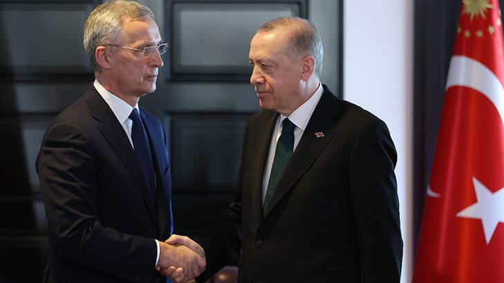 Cumhurbaşkanı Erdoğan, NATO Genel Sekreteri Stoltenbergi kabul...