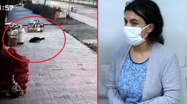 Eşi tarafından kendi silahıyla öldürülen özel harekat polisinin balkondan düşme anı kamerada