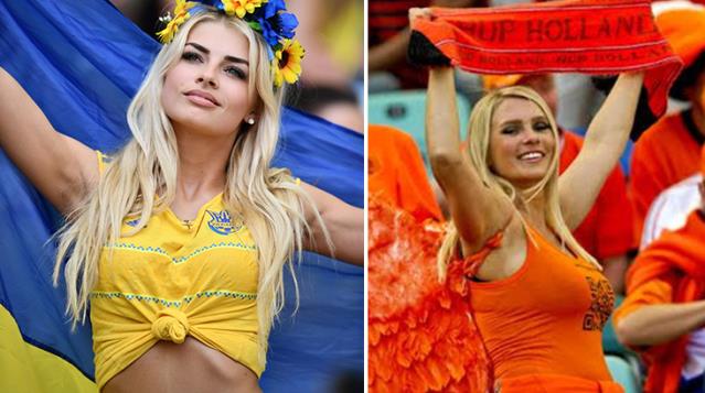 EURO 2020 C Grubu'nda Hollanda-Ukrayna maçı, tribünlerde renkli görüntülere sahne oldu