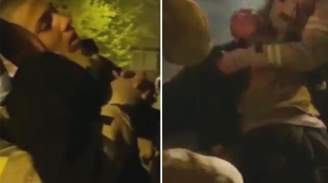 Giysi toplama kutusuna sıkışan genç, itfaiyeyi seferber etti