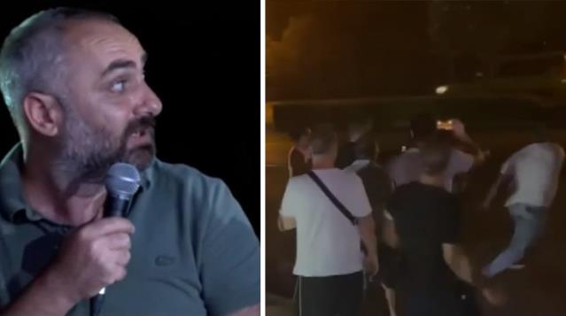 Halk TV canlı yayınını basıldı! Bir grup insan 