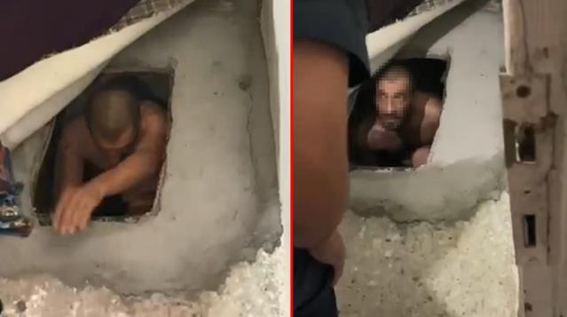 Hamile kadını vurup kayıplara karıştı! 1 ay evindeki kanepenin altına kazdığı çukurda saklanmış