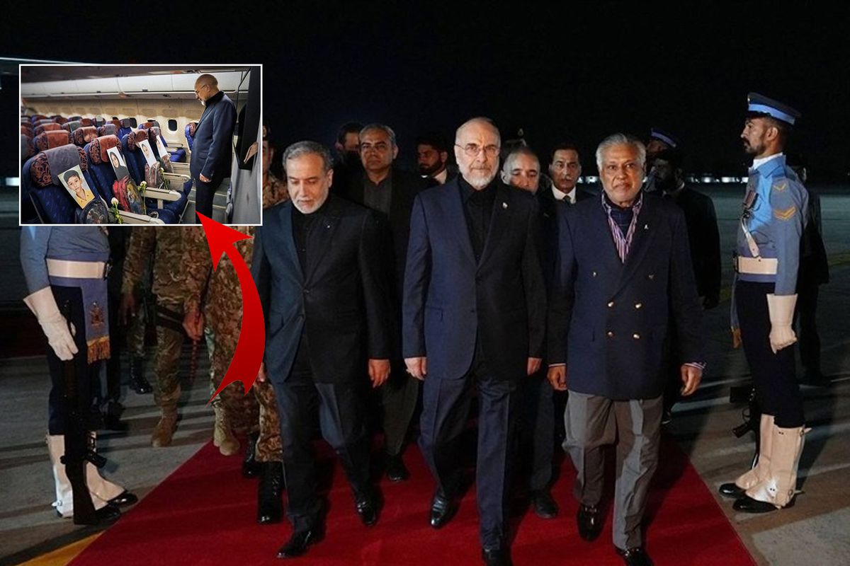 İran İslamabad'a böyle gitti! Müzakereler öncesi çarpıcı kare