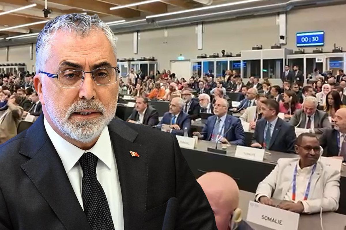 İsrailli diplomata Bakan Işıkhan ve Türk heyetinden protesto! Konuşmasını tamamlayamadı