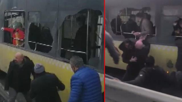 Karlı havalar kazaları artırdı! İstanbul'da İETT otobüsü yoldan çıktı: Camları kırarak yolcuları çıkardılar, 5 yaralı var