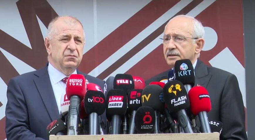 Kılıçdaroğlu ve Ümit Özdağ görüşmesi sonrası ilk açıklama