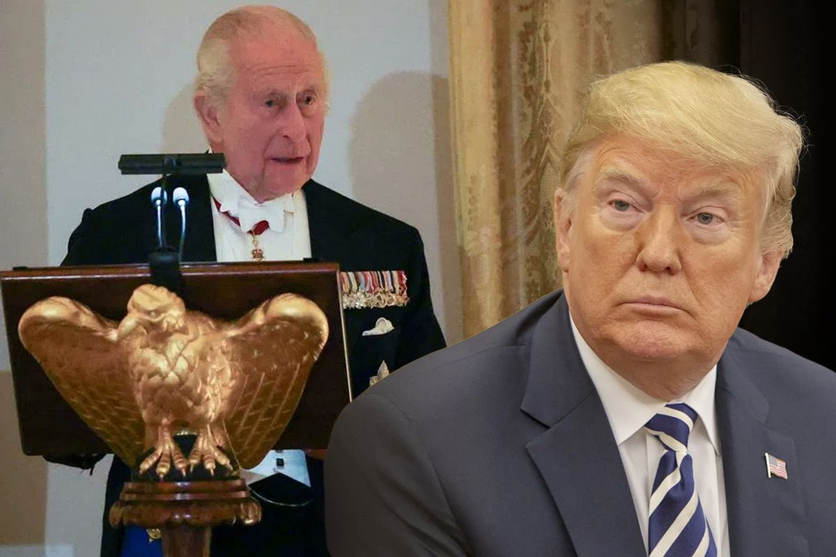 Kral Charles'tan Trump'a tarihi ayar: Biz olmasaydık siz Fransızca konuşuyor olurdunuz