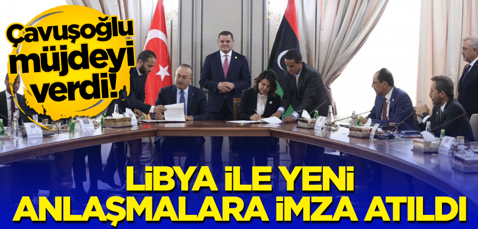 Türkiye ve Libya arasında hidrokarbon alanında mutabakat muhtırası imzalandı