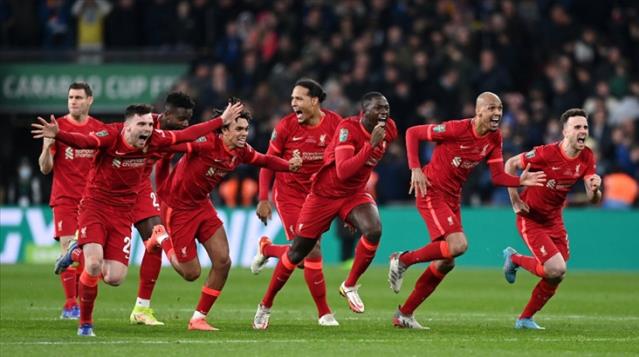 Liverpool penaltılarda Chelsea'yi 11-10 mağlup etti! Kupa 9. kez Kırmızılıların oldu