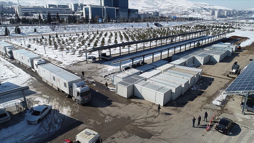 Malatya'da 10 bin 500 kişilik konteyner kent kurulması için çalışmalar başladı