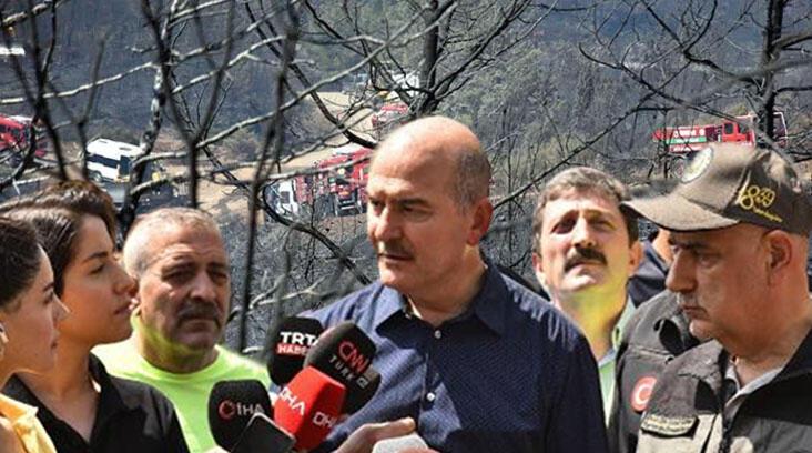 Marmaris yangınında sabotajcıdan itiraf! Bakan Soylu şüphelinin ormanı neden yaktığını açıkladı