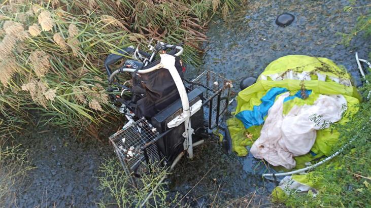 Mersin’deki polisevi saldırısında teröristlerin kullandığı paramotor parçaları ele geçirildi