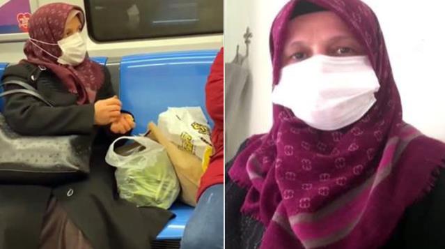 Metroda fasulye ayıklayan kadın konuştu: Güzel yorum yapanlar için de pişirebilirim