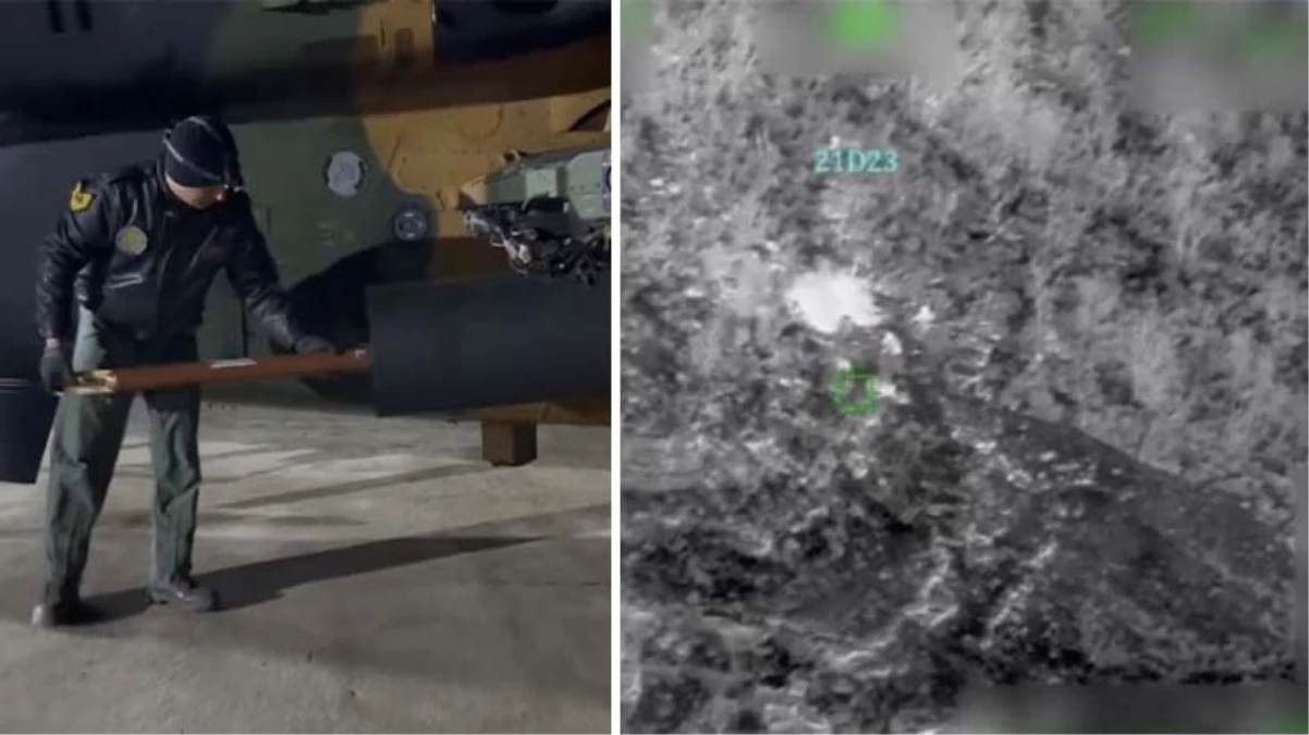 MSB, ATAK helikopterinin terör hedeflerini vurduğu anları sosyal medya hesabından paylaştı