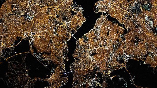 NASA'dan İstanbul paylaşımı! Selam gönderip, 