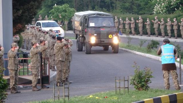 NATO Tatbikatına katılacak olan Türk Silahlı Kuvvetleri personeli Romanya'ya hareket etti
