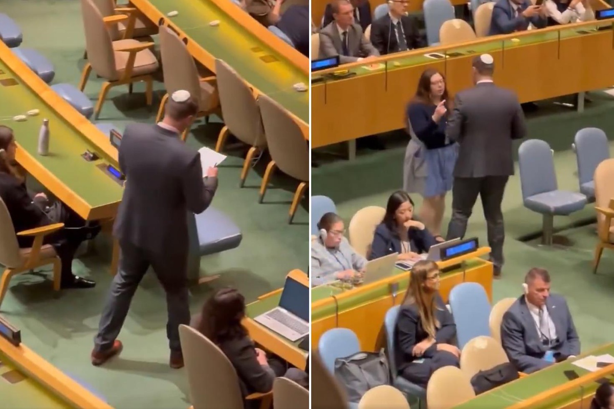 Netanyahu konuşurken salon boşaldı! İsrail heyeti isim peşine düştü