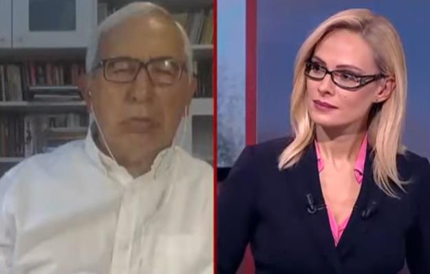 Seda Öğretir'in sunduğu programda gazeteci Oral Çalışlar canlı yayında uyuyakaldı