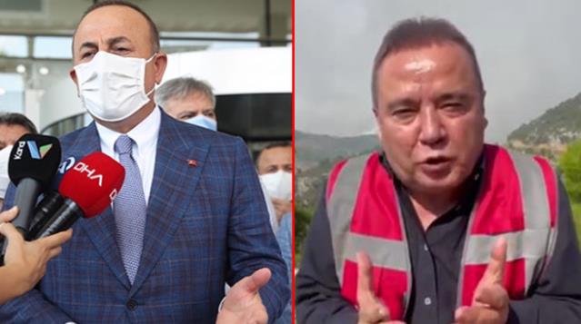 Bakan Çavuşoğlu'ndan Muhittin Böcek'in 