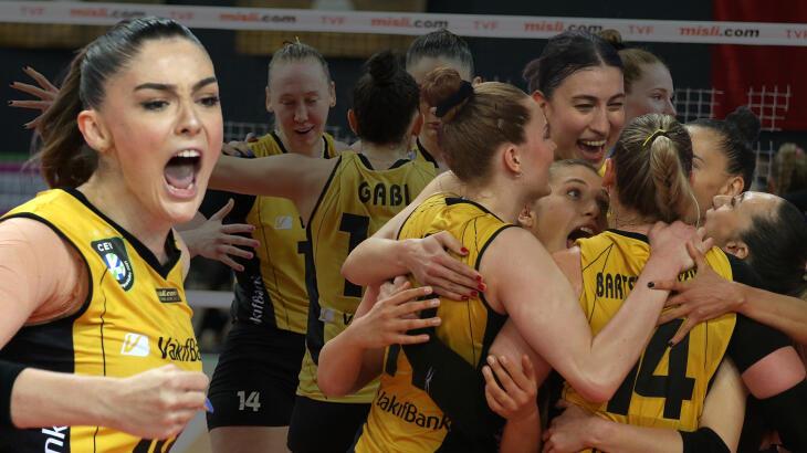 VakıfBank 5. kez Avrupa Şampiyonlar Ligi şampiyonu.  Destan yazdık