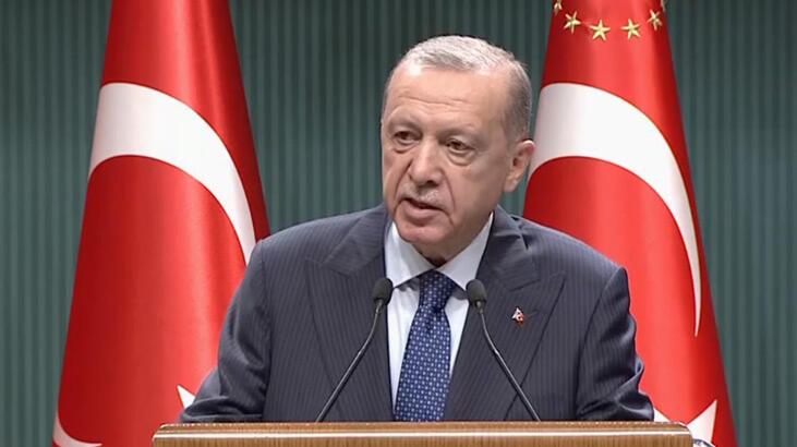  Cumhurbaşkanı Erdoğan'dan Kabine toplantısı sonrası önemli açıklamalar