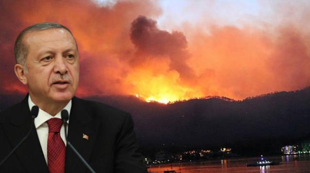 Cumhurbaşkanı Erdoğan'dan orman yangınlarında terör izi iddialarına yanıt: Tutuklananların ailelerinde PKK bağlantısı var