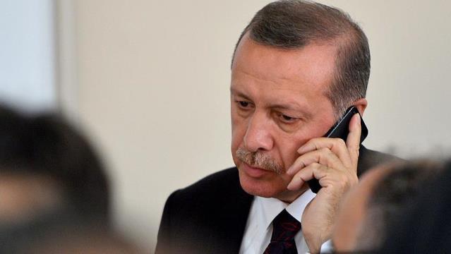 Cumhurbaşkanı Erdoğan, Filistin Devlet Başkanı Mahmud Abbas ile görüştü